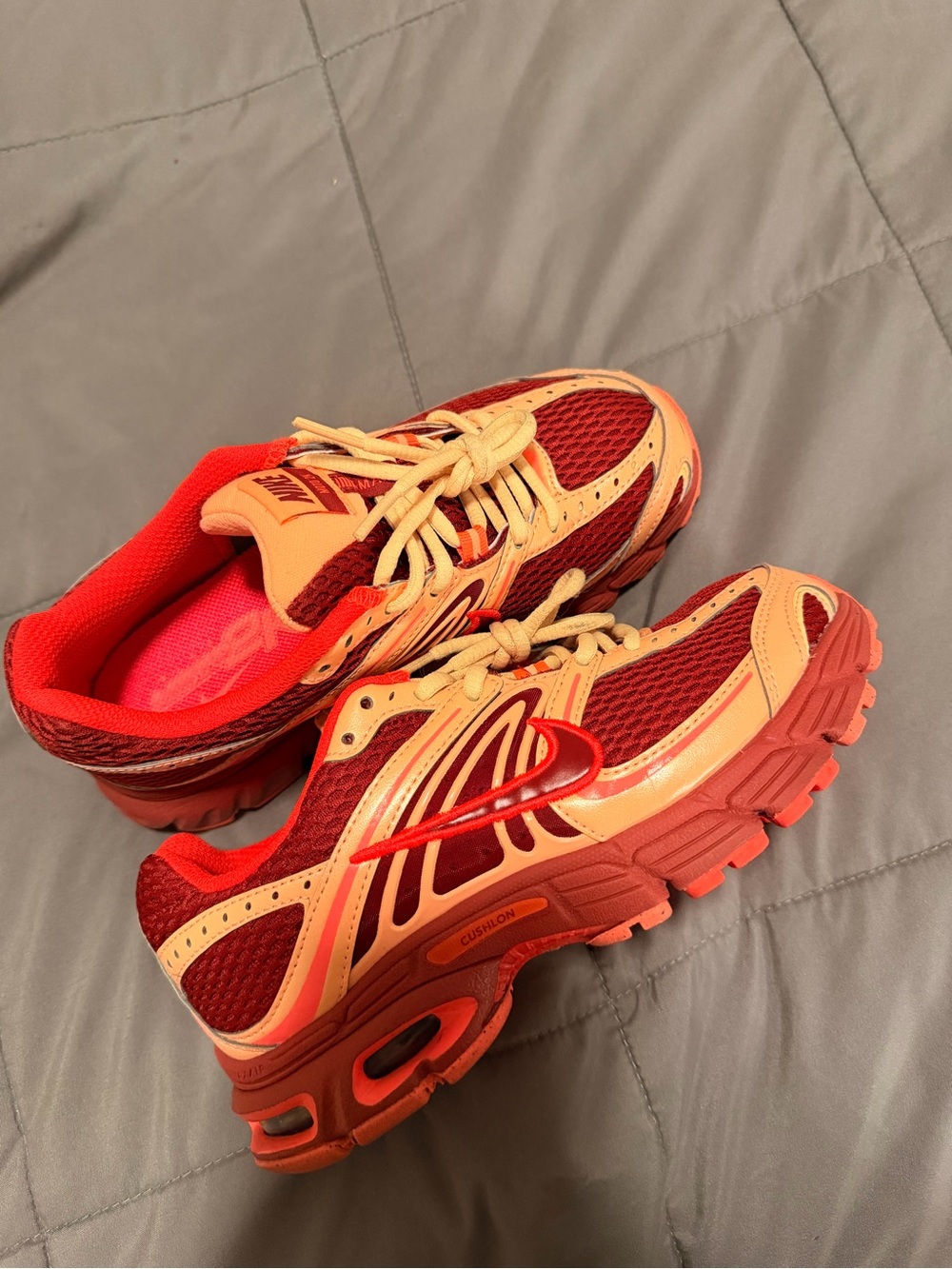 Nike Women’s Red & Cream Athletic Running Shoes